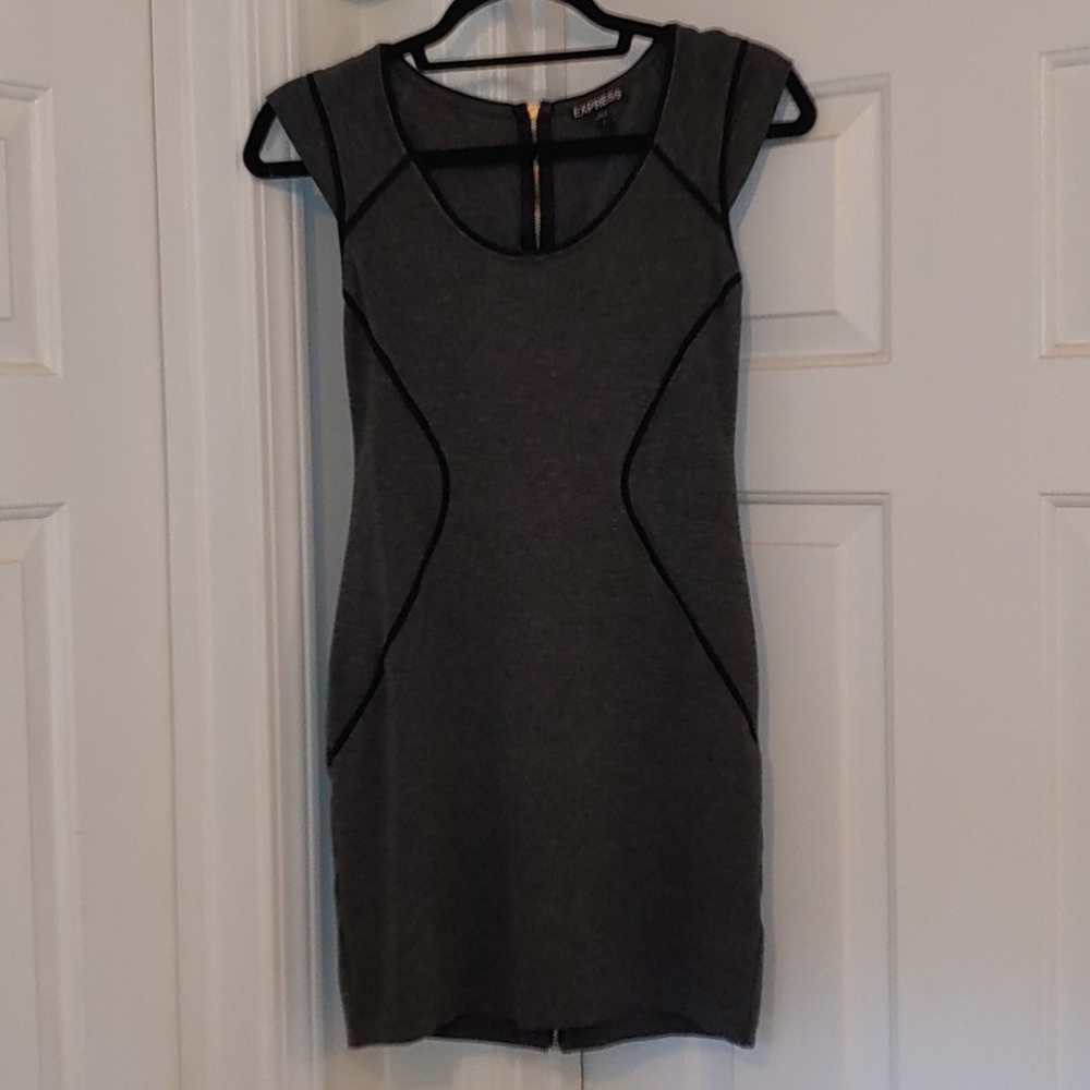 Dark gray dress